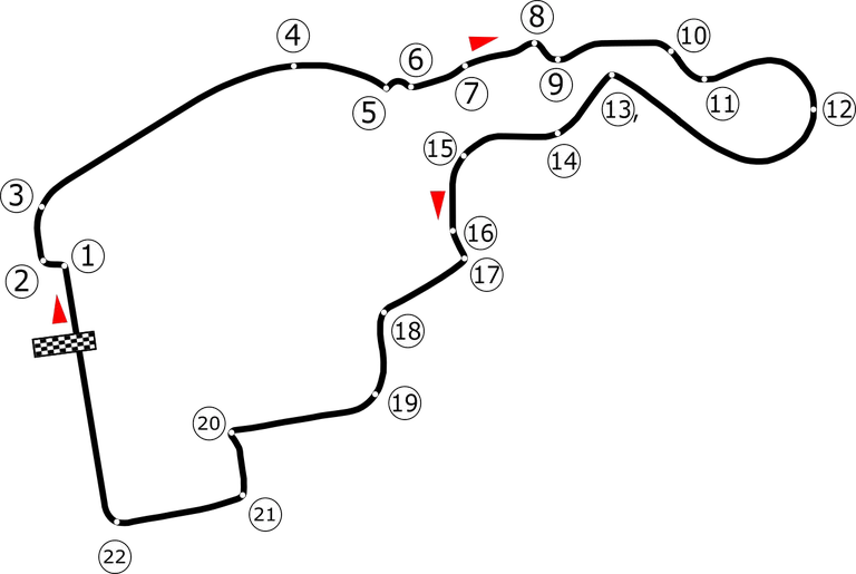 Madrid F1 track layout